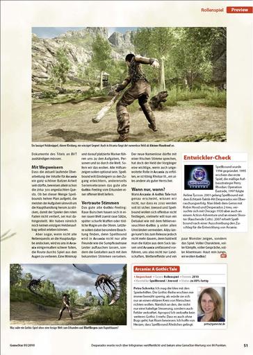 Готика 4: Аркания  - Превью в журнале Gamestar