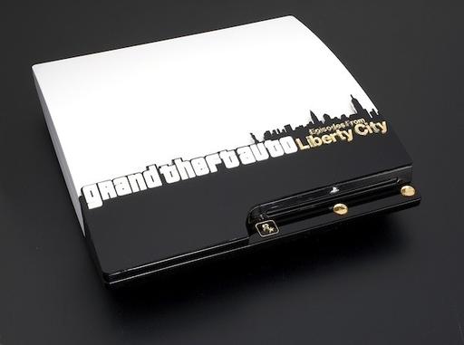 Эксклюзивная консоль GTA 4  Episodes From Liberty City PS3 Slim