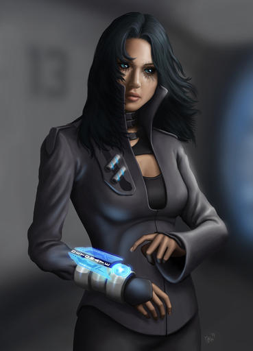 Mass Effect 2 - Фан-арт с Мирандой Лоусон
